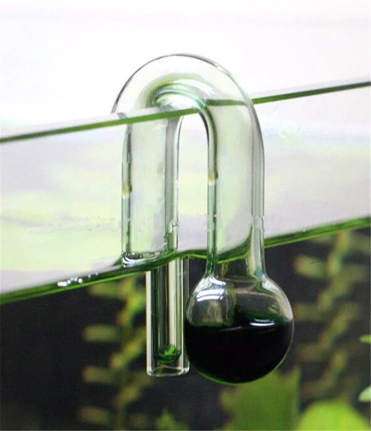 Yagote CO2 Glass Aquarium Supply Accessories CO2 Diffuser CO2 Drop Checker CO2 Bubble Counter Check Valve for Aquarium Planted Tank 