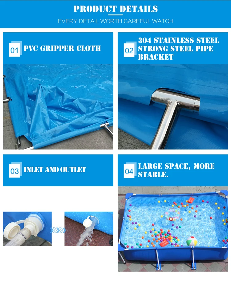 2020 Above Ground Portable Hard Plastic Pvc Floding Swimming Pool Buy