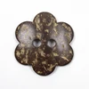 Garment accessories product flower design coconut shell button 2 hole button