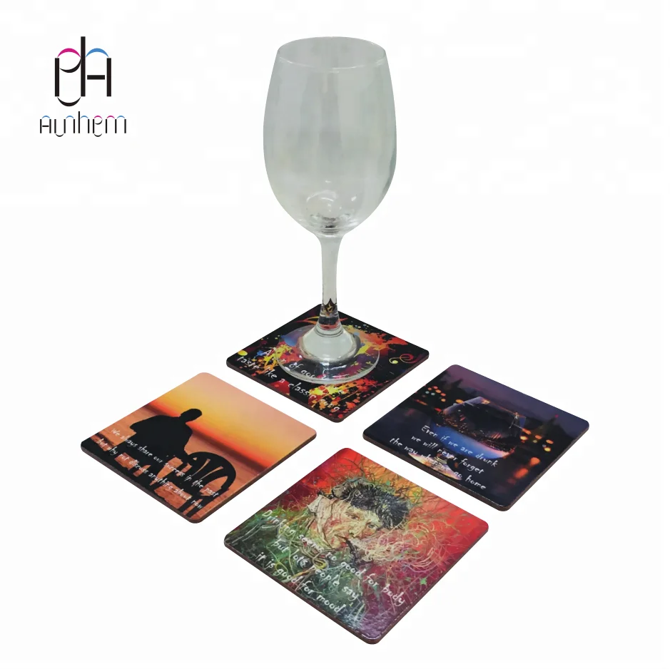 
Hot sell wine coaster cork coaster cork wine coaster for bar with customer design, IC-077 