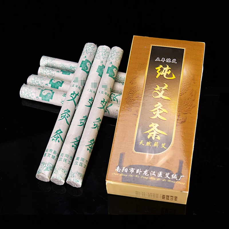 10 Pieces High-quality 3years Moxa Sticks For Moxibustion Acupuncture ...