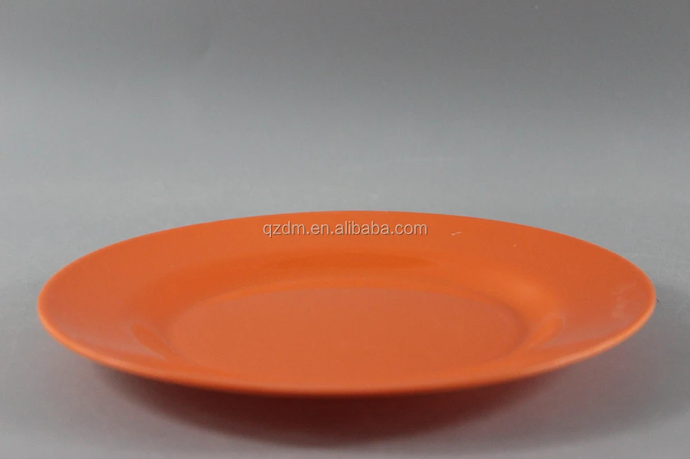 Orange Color Melamine Dish,Melamine Orange Plate