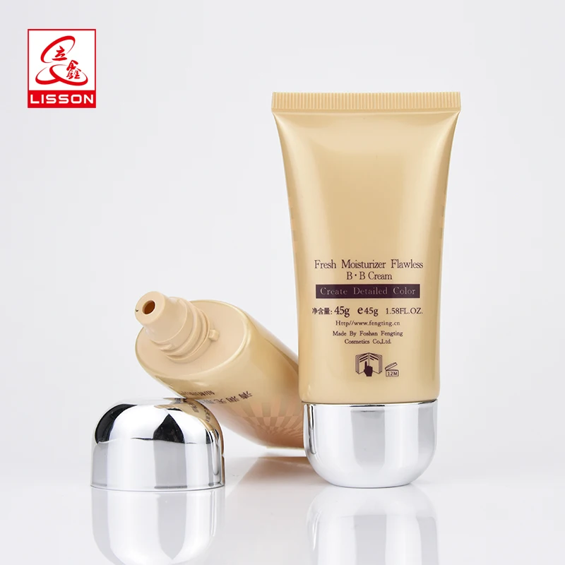 Wholesale Manufacturer Oval Packaging Tube For BB cream Foundation Lotion With Special Cap