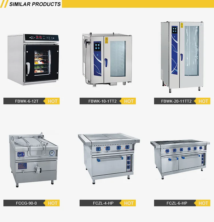 European Series Hot Sale Modern Kitchen Baking Equipment Commercial Combi Steam Oven 20 Trays