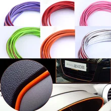 1 meters cute car decoration thread sticker indoor sticker Interior trim strip Car Stickers Decoration Thread
