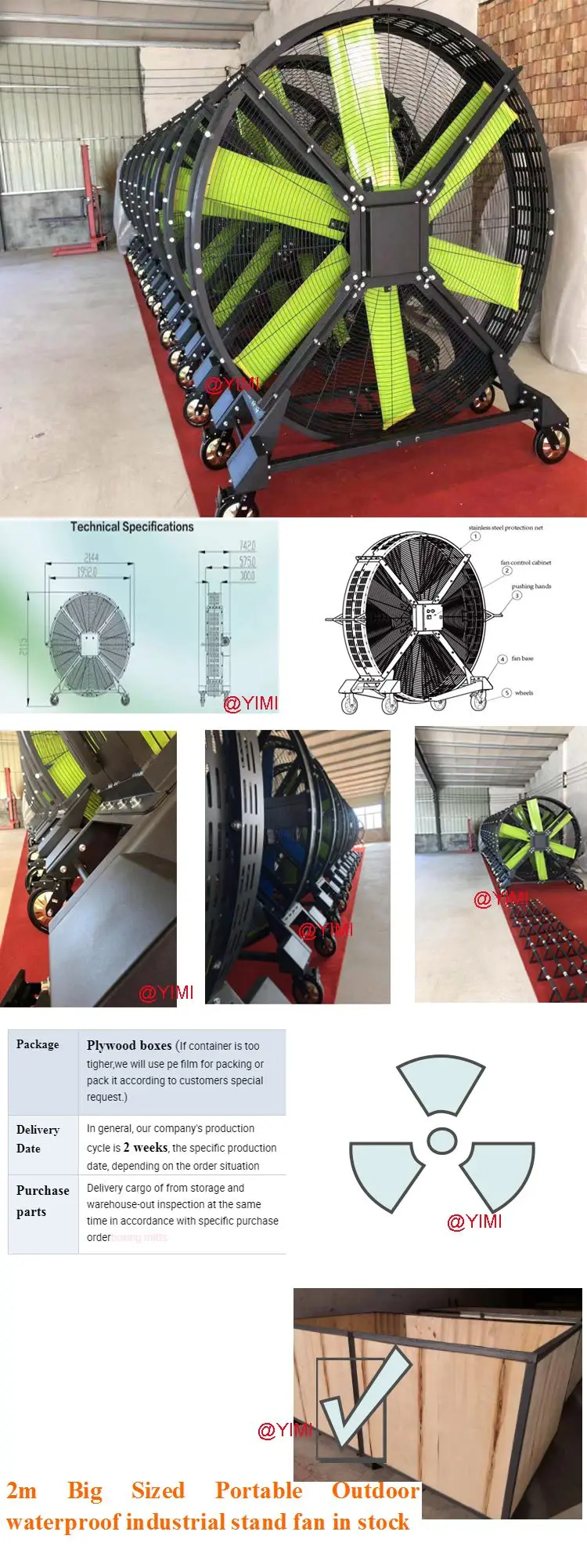 Cheaper Portable Waterproof Big Outdoor Floor Fans Industrial Stand Fan Buy Industrial Stand Fan