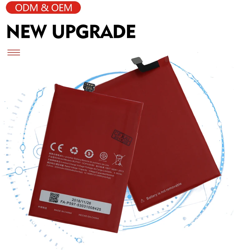New Original Replacement Battery Blp 571 597 3200mah For Oneplus One Two One Plus 1 2