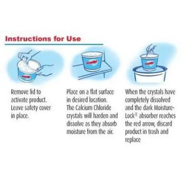 Disposable Scented Lemon Absorb Moisture Desiccant 500ml Interior