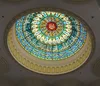 Steel Structure stained glass dome Mosque Dome Construction