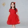 New arrival best-selling high quality cheap lace shinny net flower girl party children clothes 4-9y