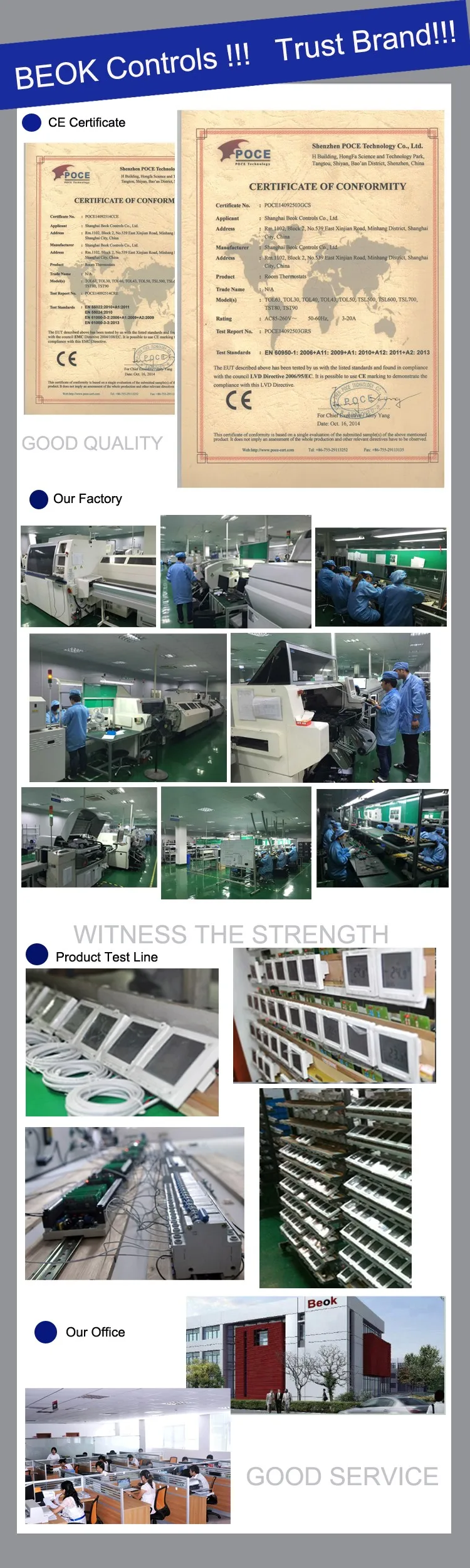 Water Manifold Or Water Valve Thermoelectric Actuator M30x1.5 230vac Normally Close Type Buy