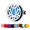 New Car Vent Design Lotus Charm Stainless Steel Car Diffuser Clip,Car Aroma Diffuser