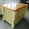 Factory directly high quality solid wood kitchen island for sale