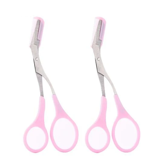 Eyebrow Trimmer Scissors With Comb Remover Makeup Tools Hair Removal Grooming Shaping Shaver Trimmer Eyelash Hair Clips.jpg