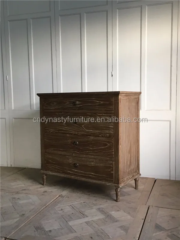 French Style Classic Design Furniture Used Chest Of Drawers Solid