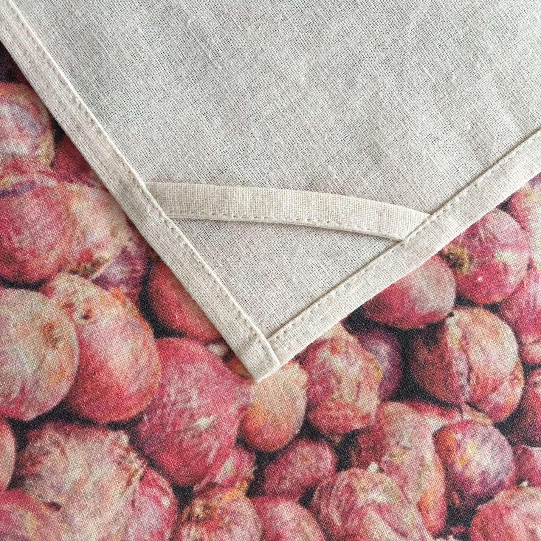 Linen Cotton Printed Tea Towel Plain White Blank Sublimation Tea Towel