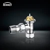 Ivanci compression joint 15*1/2 angle polished chromed heat radiator valve