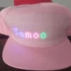 2019 OEM wireless App control DIY Flexible LED display Text and photo can be changed scrolling message hat