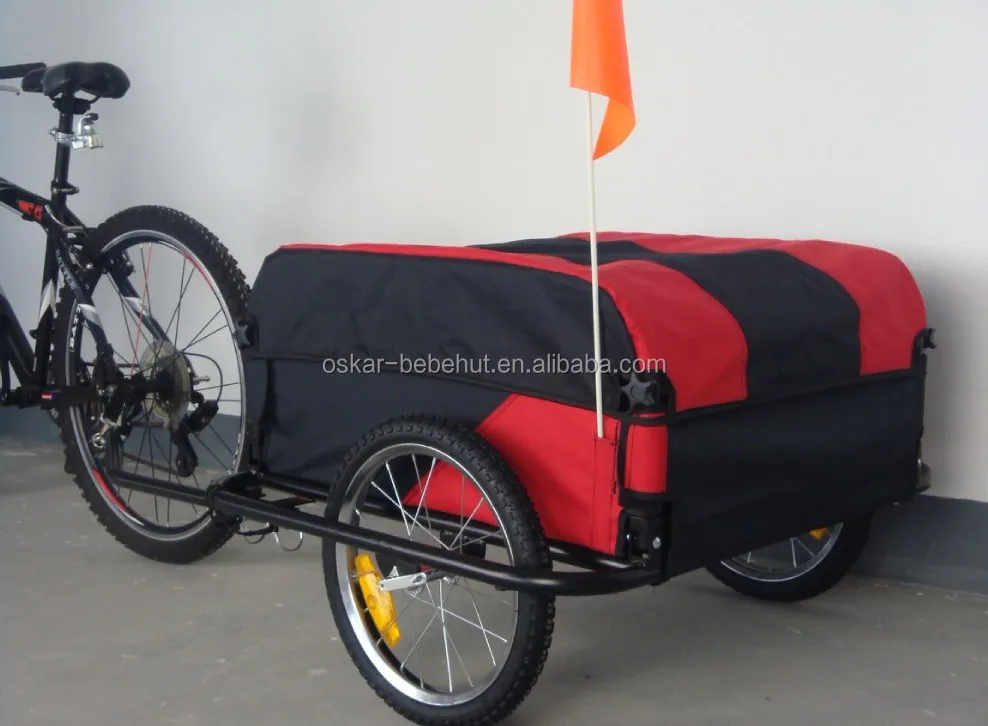 Foldable Cargo Bicycle Trailer With Weather Cover Buy Bike Trailer
