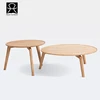 Best sale wooden round coffee tables simple side table round end table