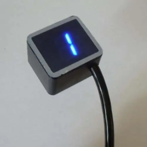 Синий из светодиодов универсальный цифровой индикатор мотоциклов дисплей рычаг переключения передач датчик