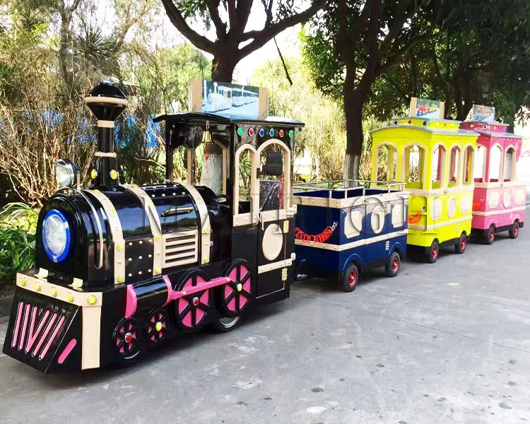 Colorful New Design Amusement Park Rides Trackless Train For Sale Buy