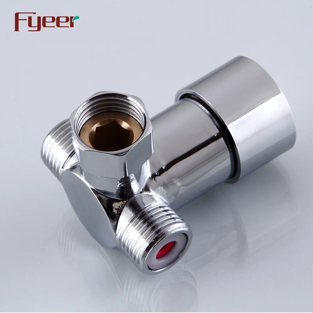 Fyeer Brass Water Mixing Valve Basin And Shower Temperature Adjust