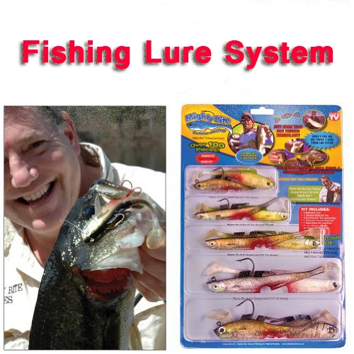 2016 New Mighty Bite 5 Sense Fishing Lure Set Artificial