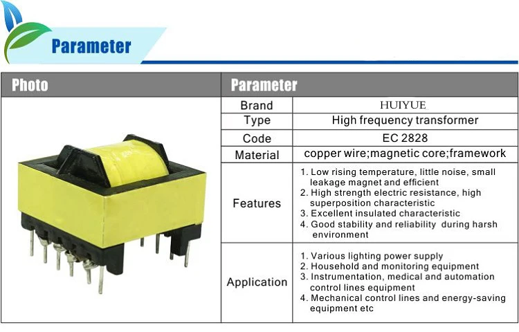 Vertical Middle Hole Widened Ee1610 Switching Power Supply Transformer ...