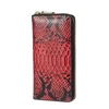 Hottest sale good price genuine leather python wallet