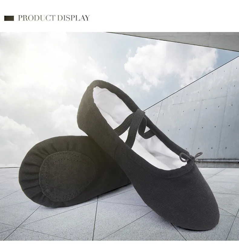 black canvas dance shoes