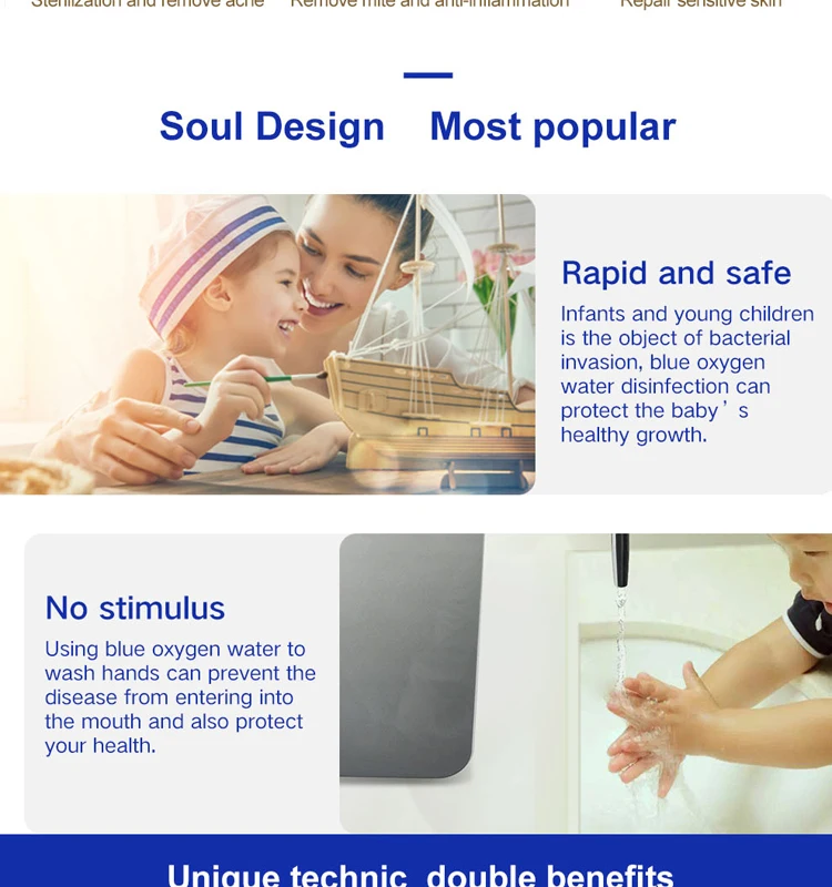 health care ozone water purifier for washing and cleaning