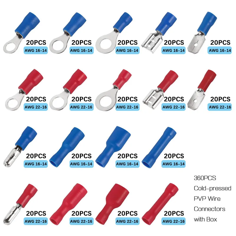 Виды обжимных клемм для проводов. Стыковые соединители обжимные клеммы для провода. Термоусадочные стыковые обжимные клеммы. Зажим кабеля r Тип (набор 3/8 и 3/16). Набор изолированных обжимных клемм