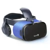 Ultra Light Body VeeR OASIS VR Headset 3D Virtual Reality Glasses with HD Blue Glass Lens,Stereo Headphones with Eye Protection