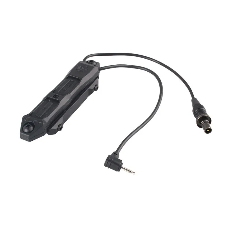 Interruptor de Pressão Remoto para m Caça ao ar Série Scout Arma Cauda Duplo Botão Livre Led Lanterna Peq 16a M3x Acessórios Luz 4 High Quality Esporte e Lazer