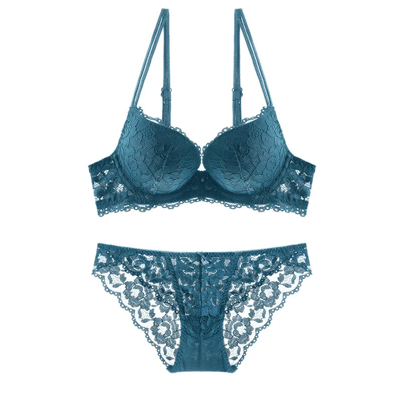 New Fashion Style 3d Cup Floral Lace Trim Hot Sexy Ladies Bra And ...