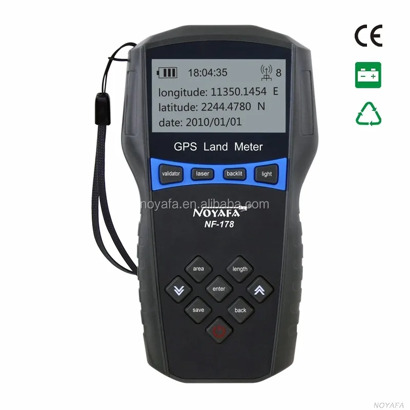 Gps Land Measuring Gps Land Area Measuring Instrument With Lcd Screen