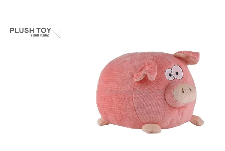 plush pig dog toy