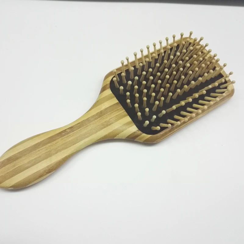Natural Paddle Bamboo Hair Brush for Hair Detangling Ecofriendly Hair