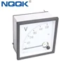 96mm square shape pointer type panel voltage meter moving coil structure voltmeter
