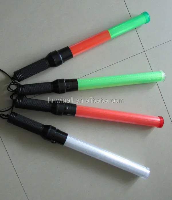 54cm Red Color Led Safe Police Traffic Baton Flashing Traffic Light