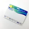 custom printing reusable pvc rubber id badge with ribbon