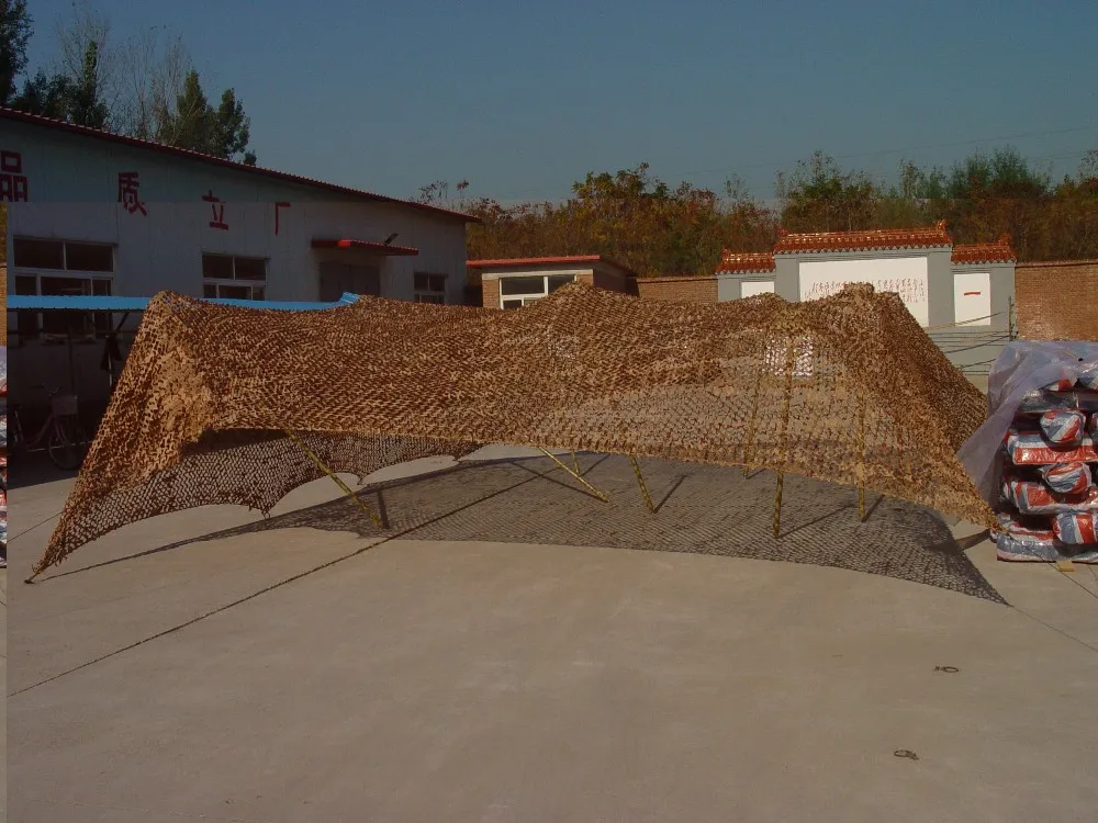 Desert Camouflage Net With Fiberglass Pole,Professional Army Camouflage