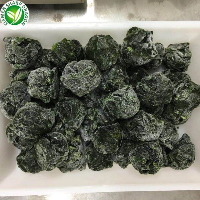 Wholesale Frozen Fresh Chopped Spinach Ball Dice Sliced Chunk Diced ...