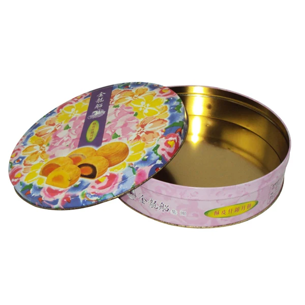 factory directly cookie tin can wholesale decorative cookie tin container