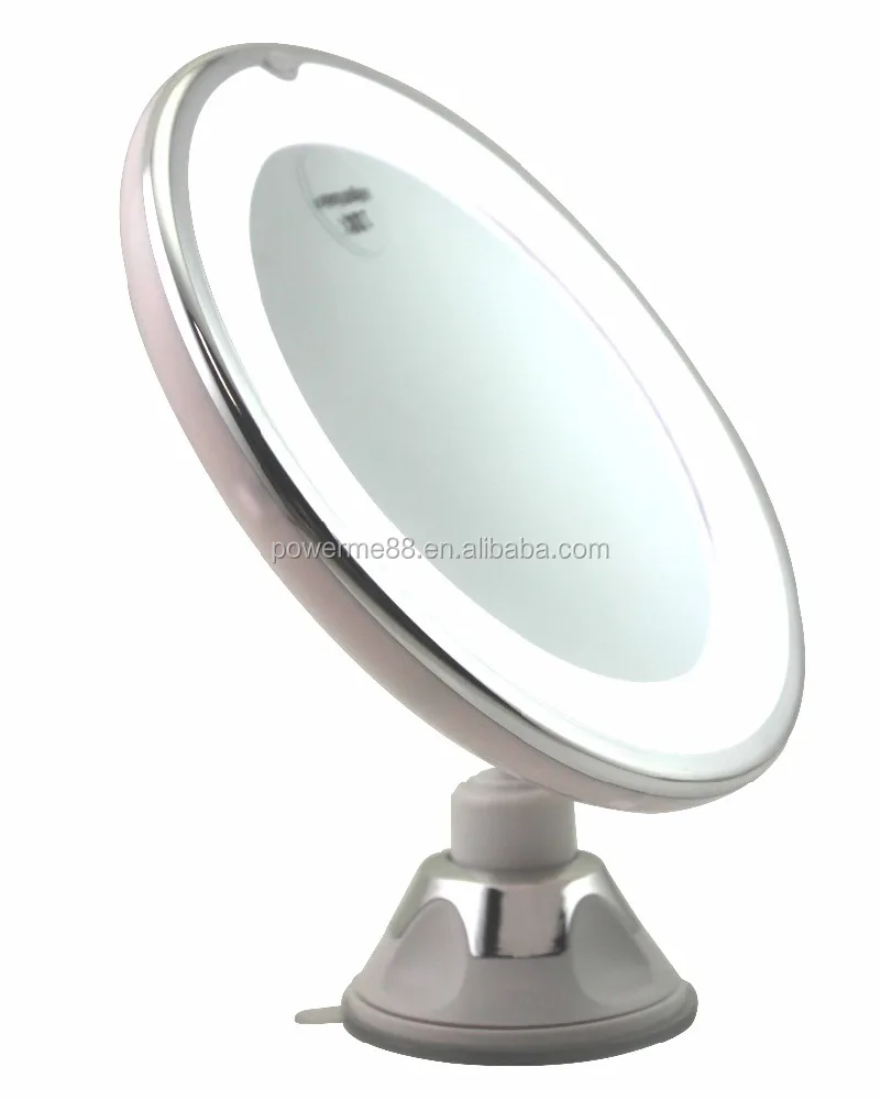 magnifying mirror with light