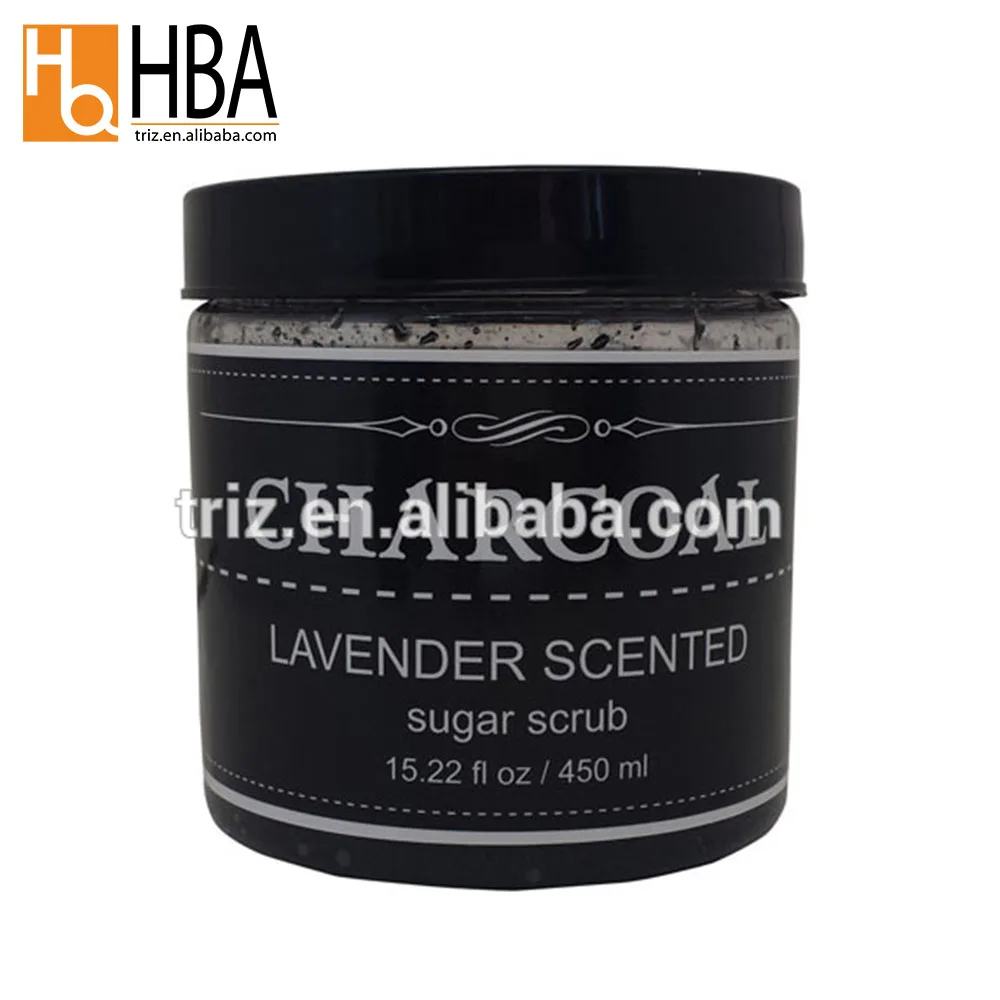 charcoal sugar scrub