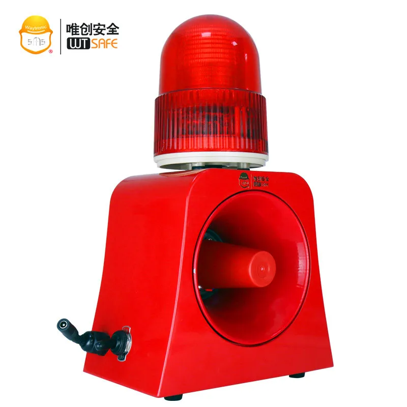 Battery Operated Outdoor Wireless Portable Strobe Warning Siren Battery Operated Outdoor Wireless