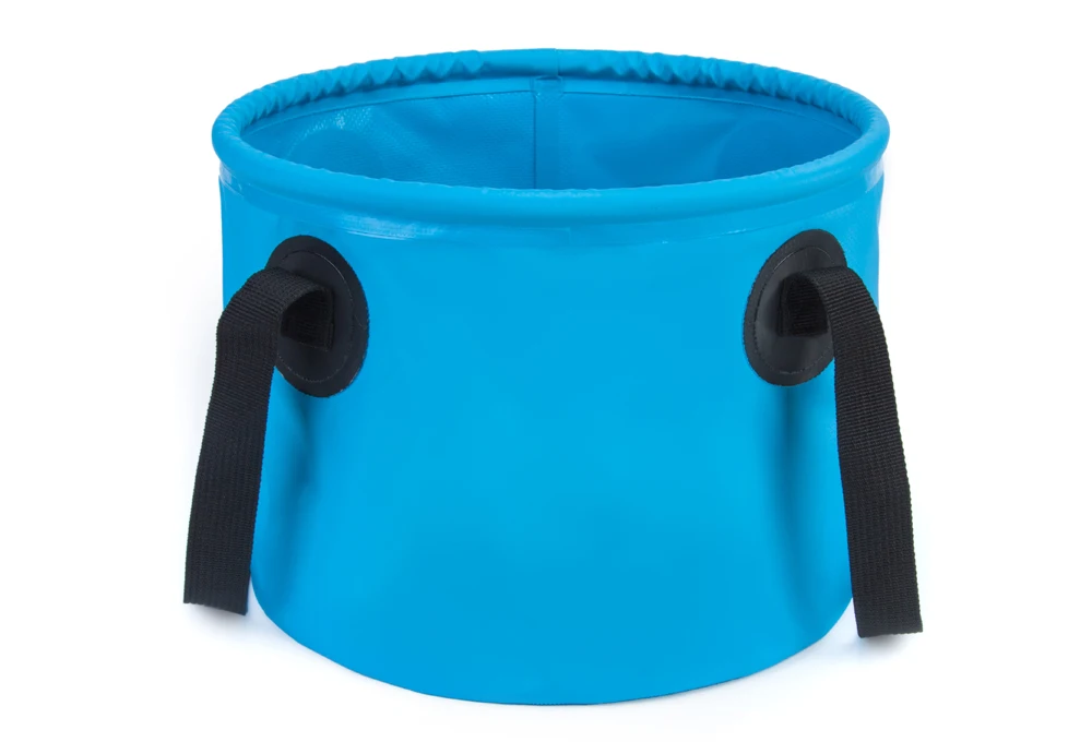 Nylon Belt Sand Beach Play Camping Picnic Fold Water Bucket Plastic ...