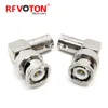rf coaxial bnc male plug to female jack right angle connector adapter converter